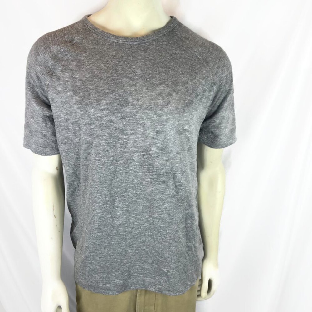 WOLSEY Mens Gray T-Shirt XL Short Sleeve